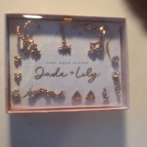 Gold Plated Earring Set